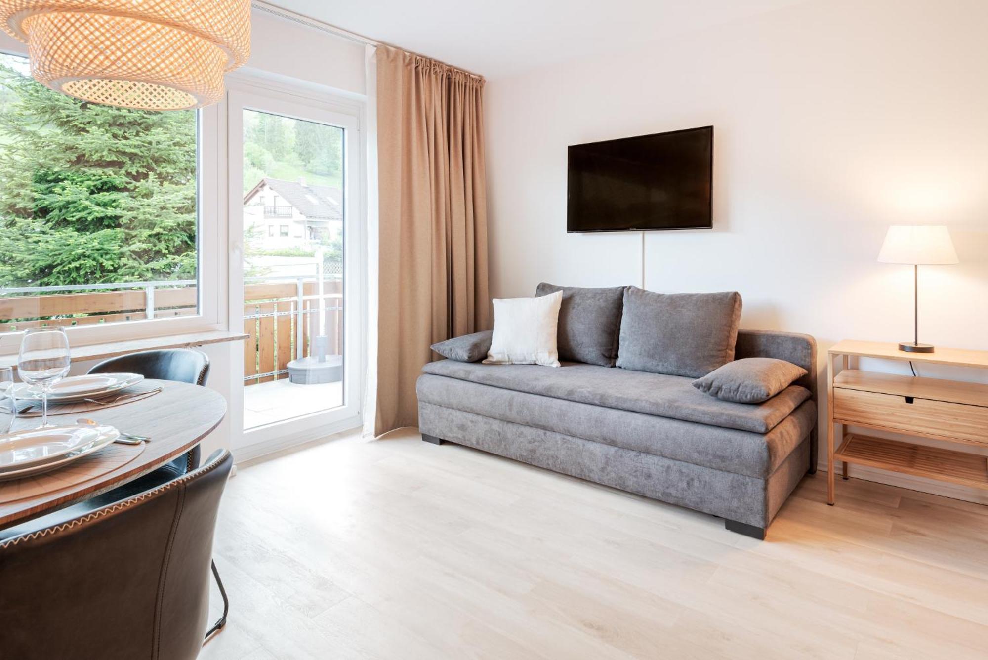 Ferienwohnung Sonnenglueck Mit Grosszuegigem Suedbalkon Lenzkirch Dış mekan fotoğraf