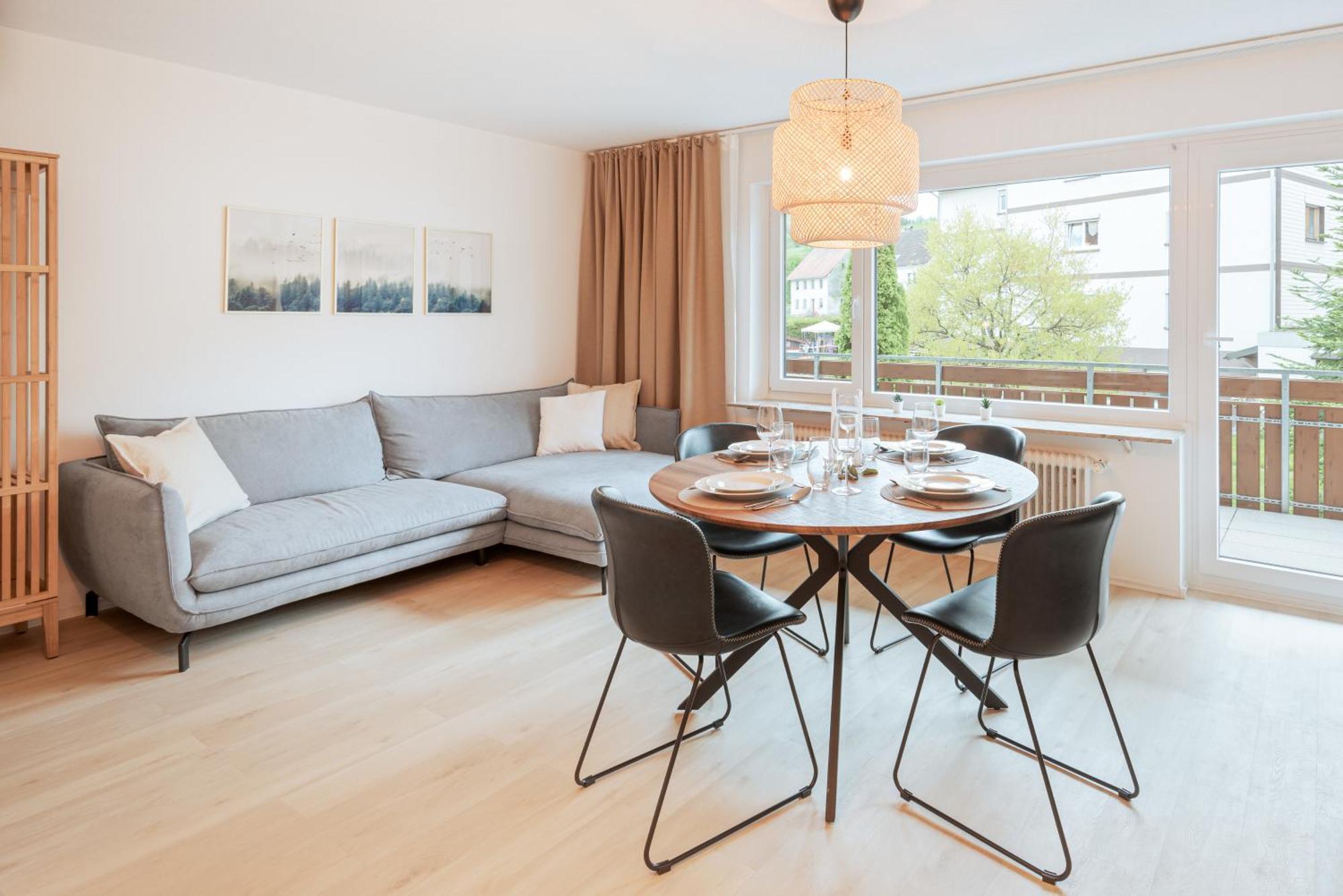 Ferienwohnung Sonnenglueck Mit Grosszuegigem Suedbalkon Lenzkirch Dış mekan fotoğraf
